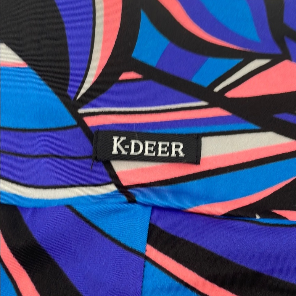 K-DEER Vibrant Patterned Leggings